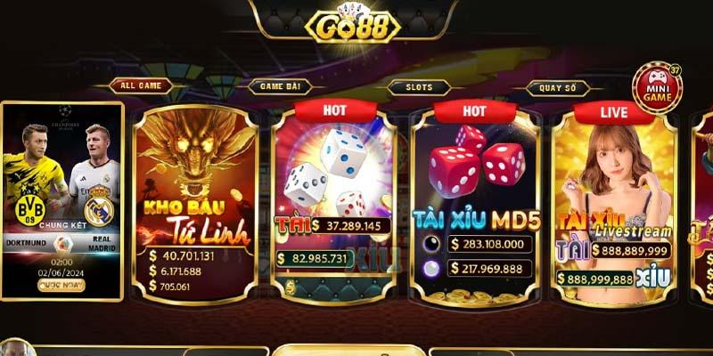 Cổng Game Bài Đổi Thưởng Go88