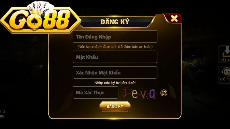 Quy Trình Đăng Ký Tài Khoản Go88 Chi Tiết